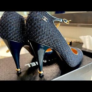 Chanel Tweed Heels